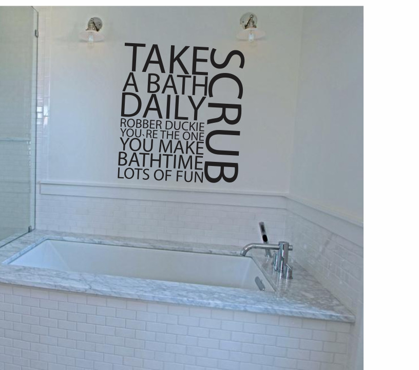 Take a bath daily A0149