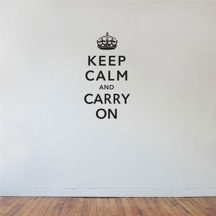 Keep calm and carry on A0183