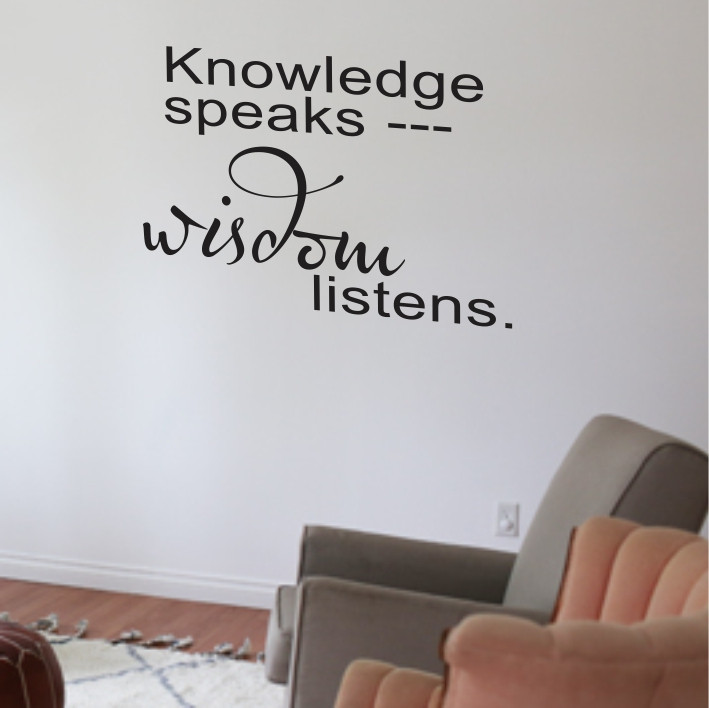 Knowledge speaks A0299