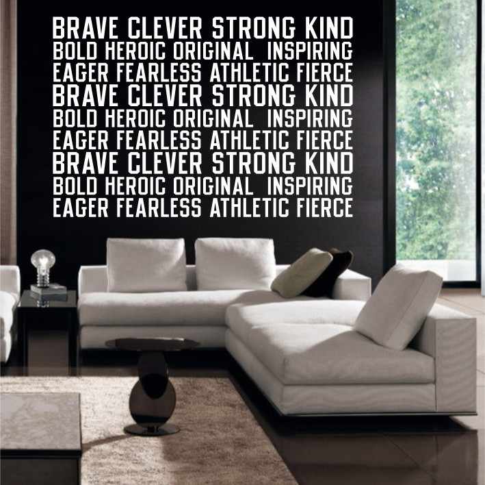 Brave, clever, strong, kind... A0572