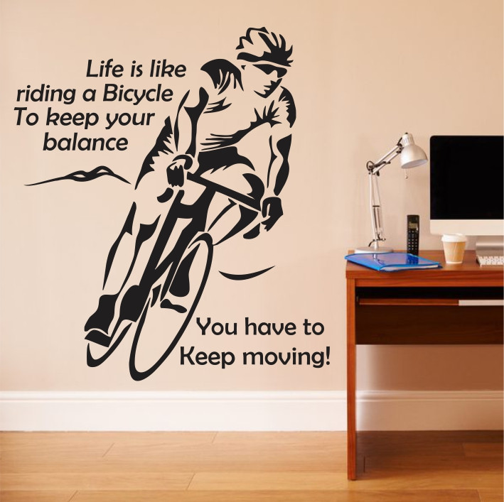 Life is like riding a bicycle A0597