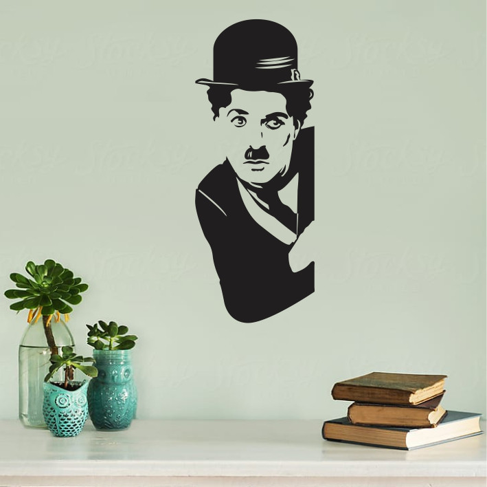 Stenska nalepka Charlie Chaplin C0069