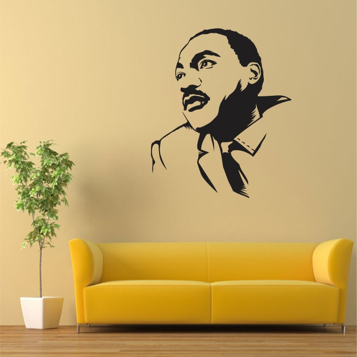 Stenska nalepka Martin Luther King C0073