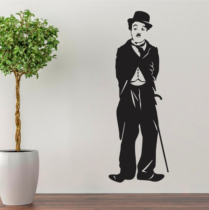 Stenska nalepka Charlie Chaplin C0076