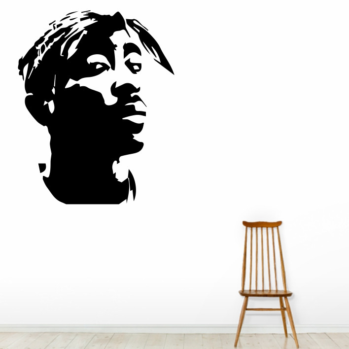 Stenska nalepka Tupac Shakur C0171