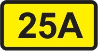 Elektro znak 25A