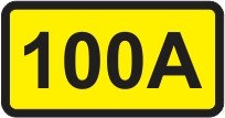 Elektro znak 100A