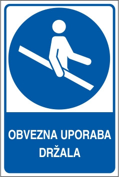 Obvezna uporaba držala