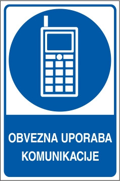 Obvezna uporaba komunikacije