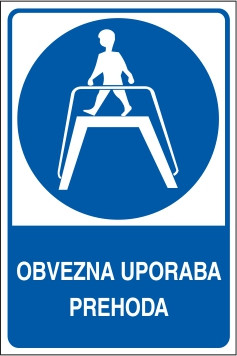 Obvezna uporaba prehoda