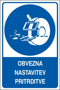 Obvezna nastavitev pritrditve