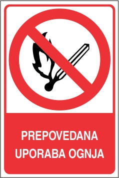 Prepovedana uporaba ognja