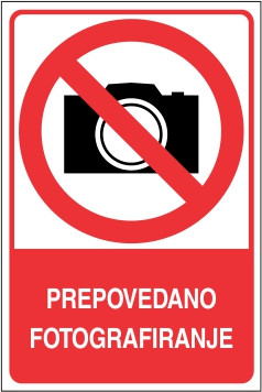 Prepovedano fotografiranje
