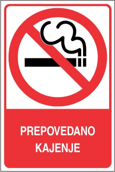 Prepovedano kajenje