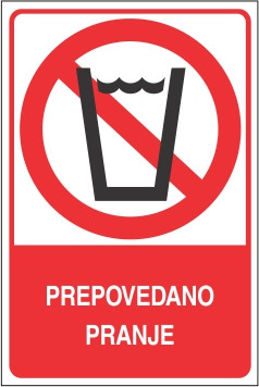 Prepovedano pranje