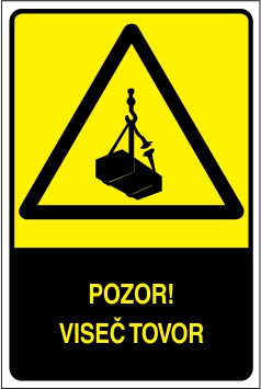 Pozor! Viseč tovor