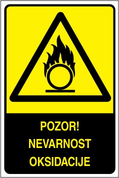 Pozor! Nevarnost oksidacije