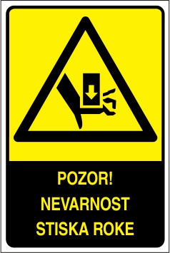 Pozor! Nevarnost stiska roke