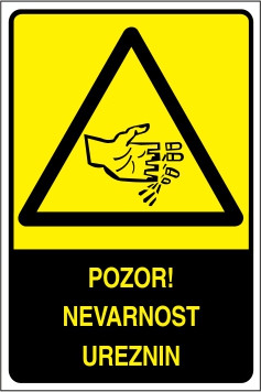 Pozor! Nevarnost ureznin