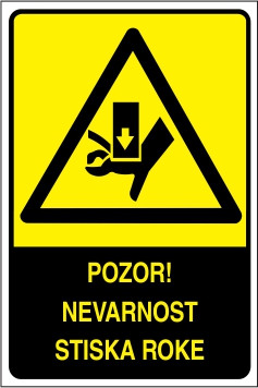 Pozor! Nevarnost stiska roke