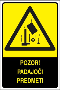 Pozor! Padajoči predmeti