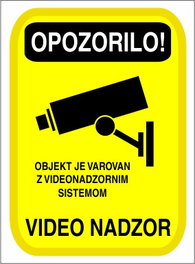 Varovano z video nadzorom