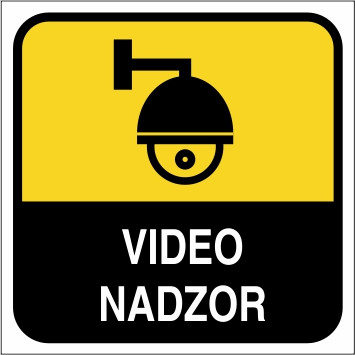 Varovano z video nadzorom