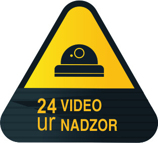 Varovano z video nadzorom