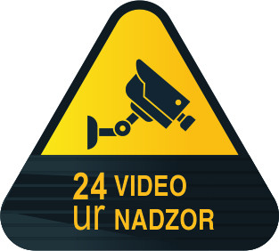 Varovano z video nadzorom