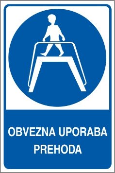Obvezna uporaba prehoda