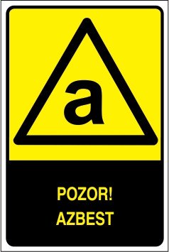 Pozor! Azbest