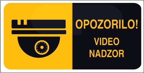 Varovano z video nadzorom