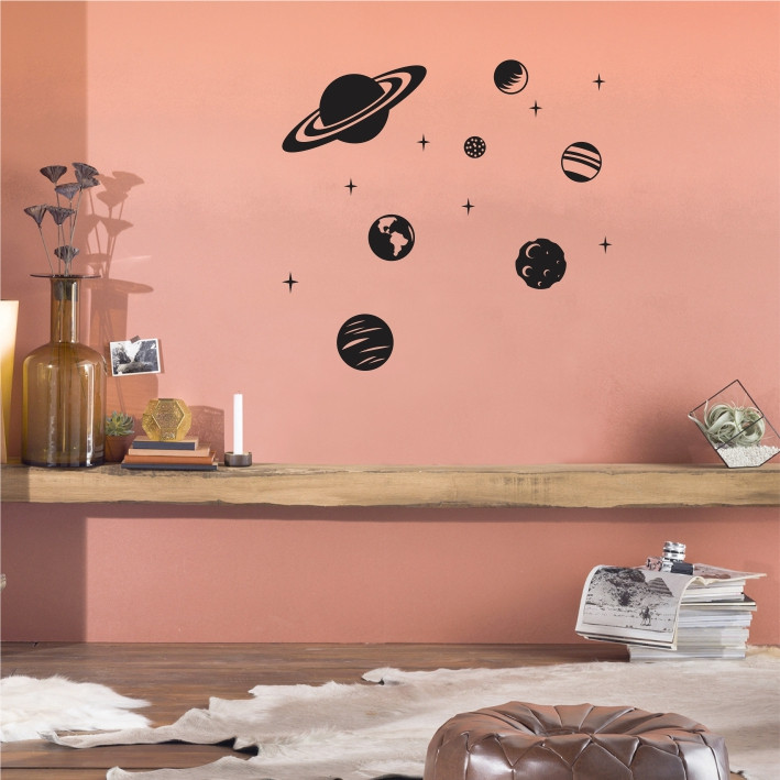 Stenska nalepka Planeti R0186