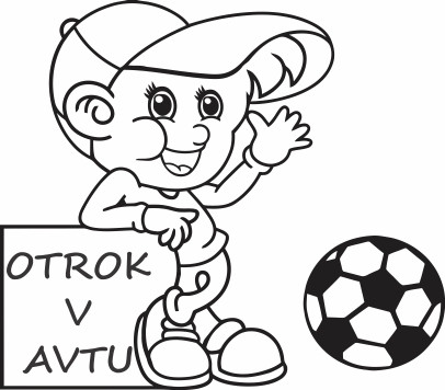 Nalepka Otrok v avtu T0029