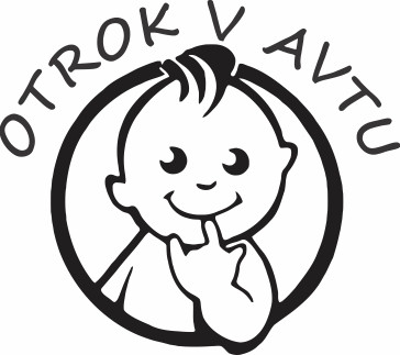 Nalepka Otrok v avtu T0041