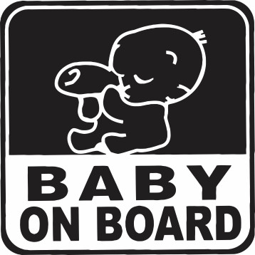 Nalepka Baby on Board T0077