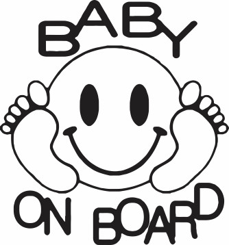 Nalepka Baby on Board T0084