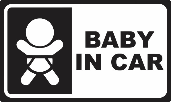 Nalepka Baby in Car T0105