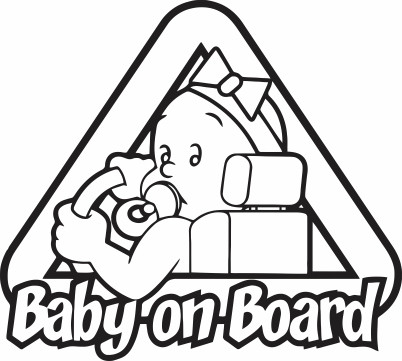 Nalepka Baby on Board T0123