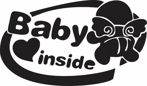 Nalepka Baby Inside T0132