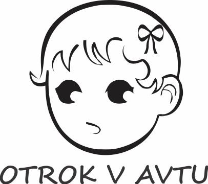 Nalepka Otrok v avtu T0152