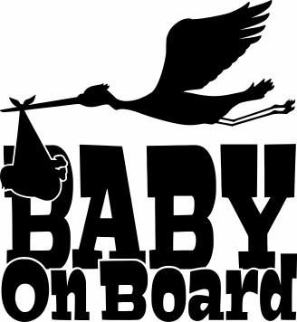 Nalepka Baby on Board T0176