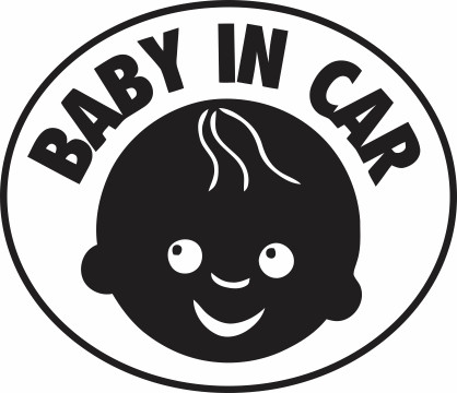 Nalepka Baby in Car T0184