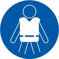 Znak Obvezna uporaba rešilnega jopiča