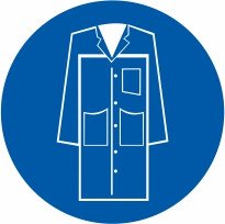 Znak Obvezna uporaba zaščitne delovne obleke