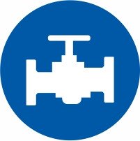 Znak Glavni protipožarni ventil