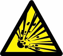 Znak Pozor! Nevarnost eksplozije