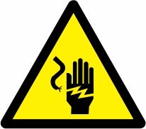 Znak Pozor! Nevarnost elektrike
