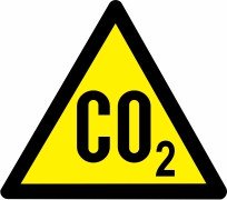 Znak Pozor! Ogljikov dioksid