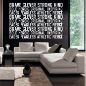 Brave, clever, strong, kind... A0572